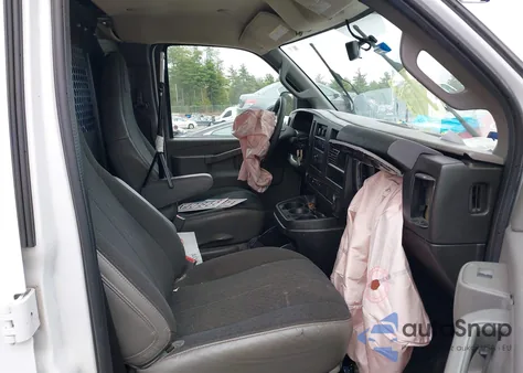 2021 GMC Savana Cargo Rwd 2500 Regular Wheelbase Work Van from USA, damaged, VIN 1GTW7AFP9M1287323